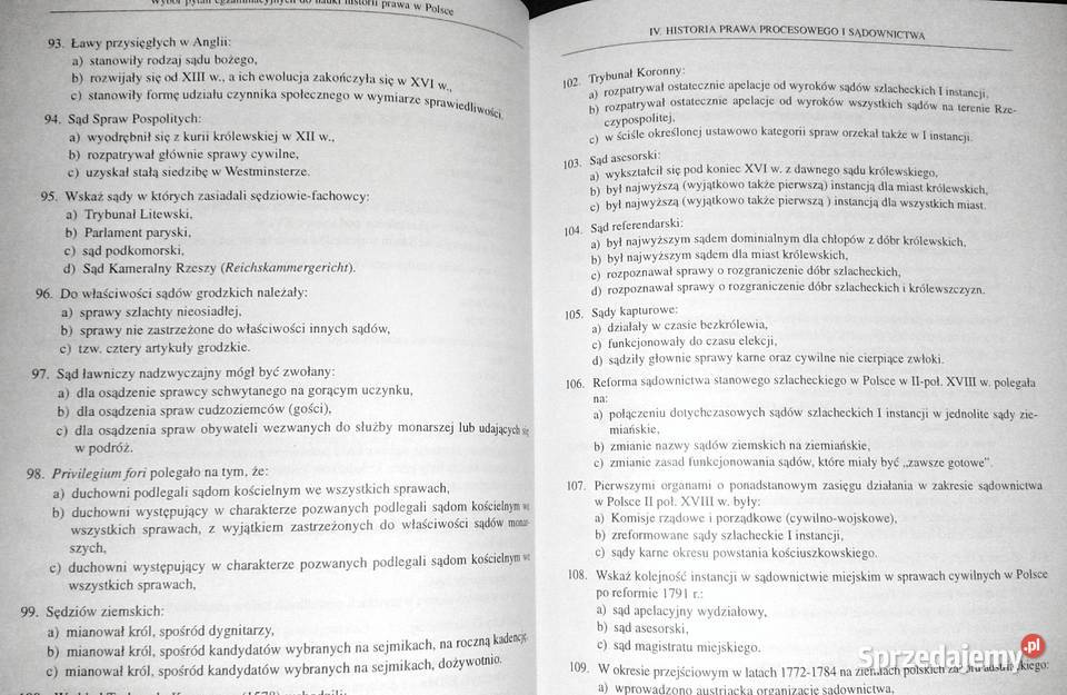 Wybór pytań egzaminacyjnych do nauki historii Rok wydania 2001 Chełm
