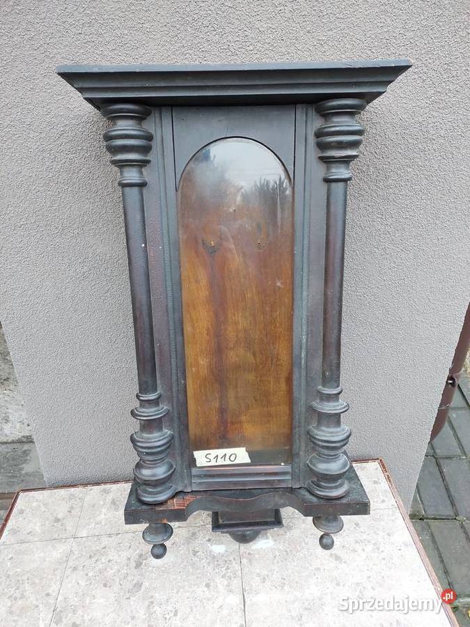 S110 Skrzynia obudowa starego zegara szafka Tczew