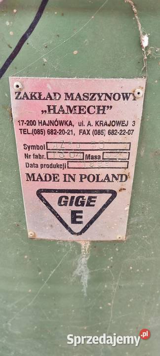 Kocioł na trociny z podajnikiem o mocy 40kw Szwarcenowo