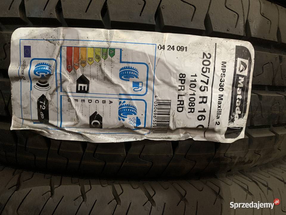 4x Opona Letnia Matador MPS330 Maxilla 2 lato Włocławek