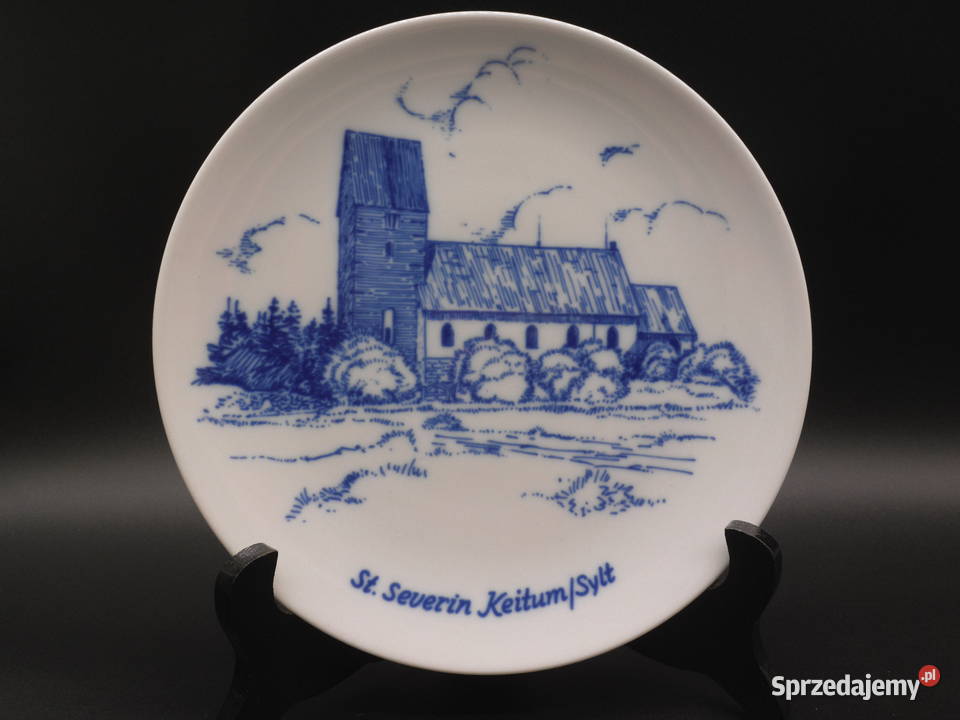 Talerz kolekcjonerski z wizerunkiem kościoła św wielkopolskie Raszków