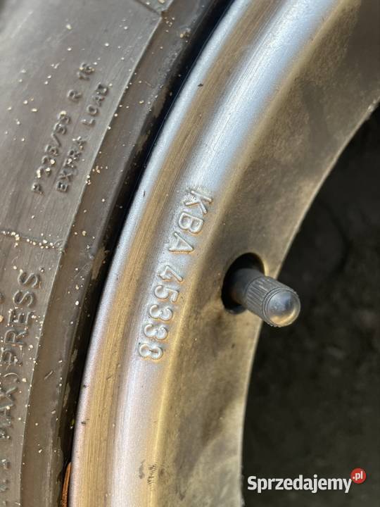 felga dotz KBA 45338 5x120 opony zimowe 22555 Stany