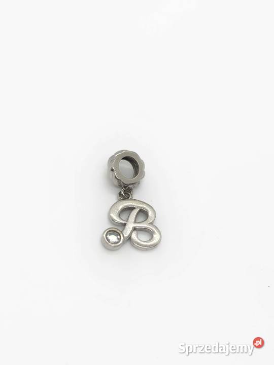 Srebrna zawieszka charms pr 925 159g Literka B Charmsy i beadsy warmińsko-mazurskie