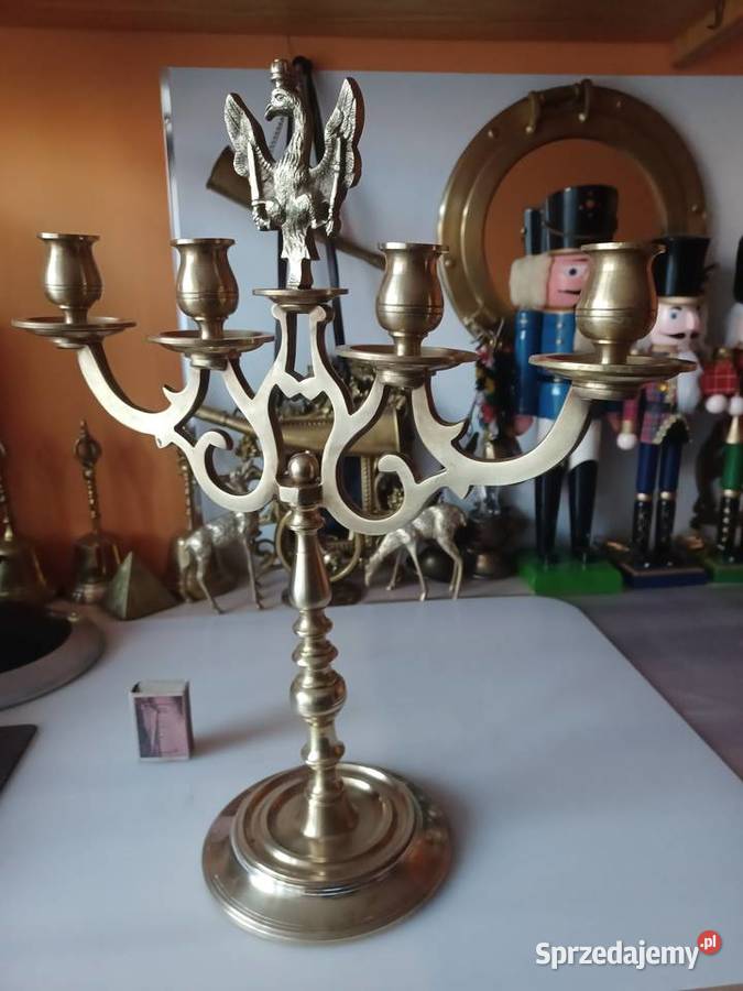 Księstwo Warszawskie piękny świecznik