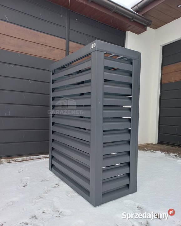 Osłona pompy ciepła 90x40x140 antracyt OP392