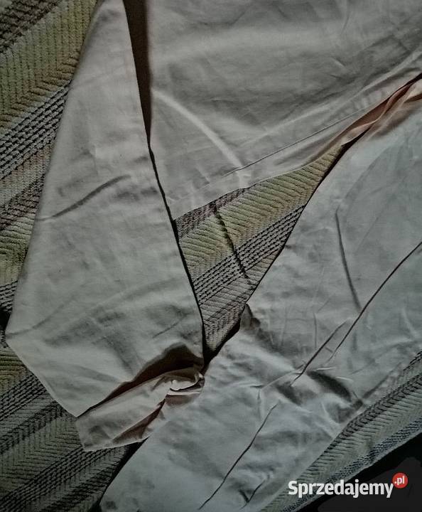 Nowe z metką spodnie materiałowe BAWEŁNIANE xs s Długie