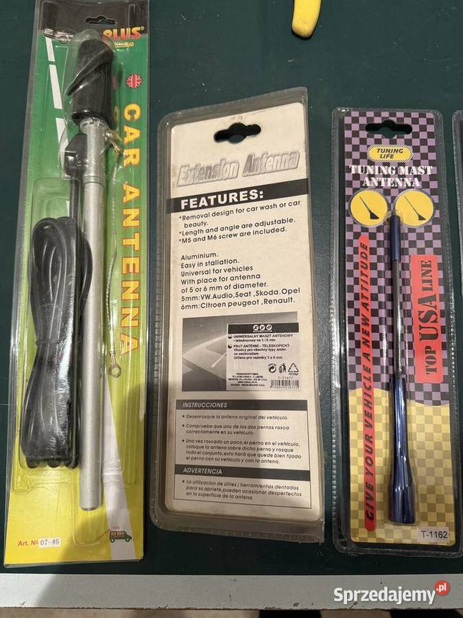 Anteny samochodowe kable antenowe paleta Grodzisk Wielkopolski