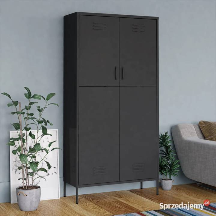 vidaXL Szafa antracytowa 90x50x180 Warszawa