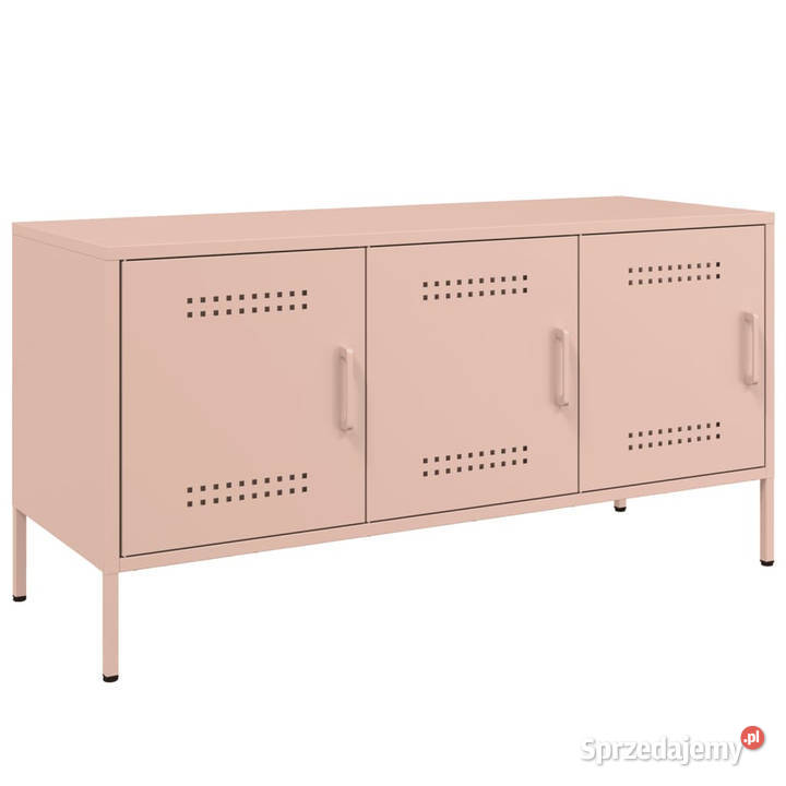 Szafka pod telewizor różowa 1005x39x505 stalowa Warszawa