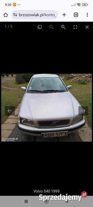 Volvo S40 1900cm3 sprzedam