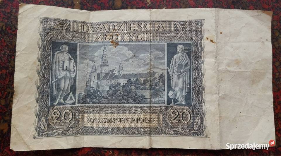 Banknot kolekcjonerski z 1940 r Warszawa