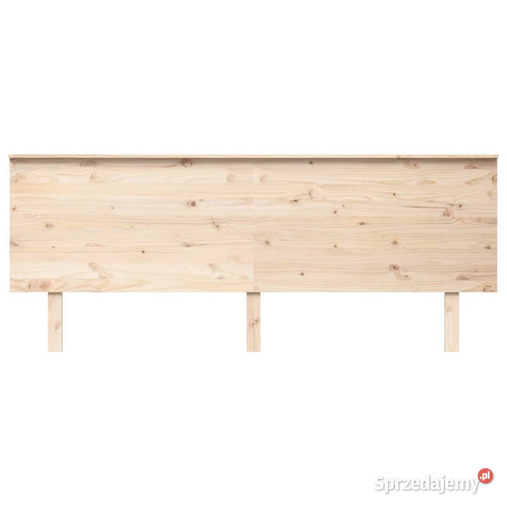 Wezgłowie łóżka 204x6x825 lite drewno sosnowe