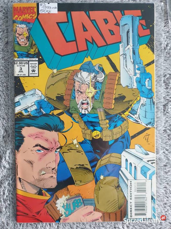 Cable zestaw 7 oryginalnych komiksów Marvel USA Gdynia sprzedam