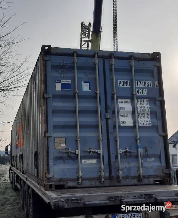Kontener 40DV używany 12 m As Is dolnośląskie Kąty Wrocławskie