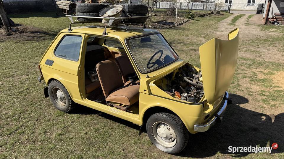 Fiat 126 st pierwsza wersja 1978r do dokończenia mazowieckie Siedlce