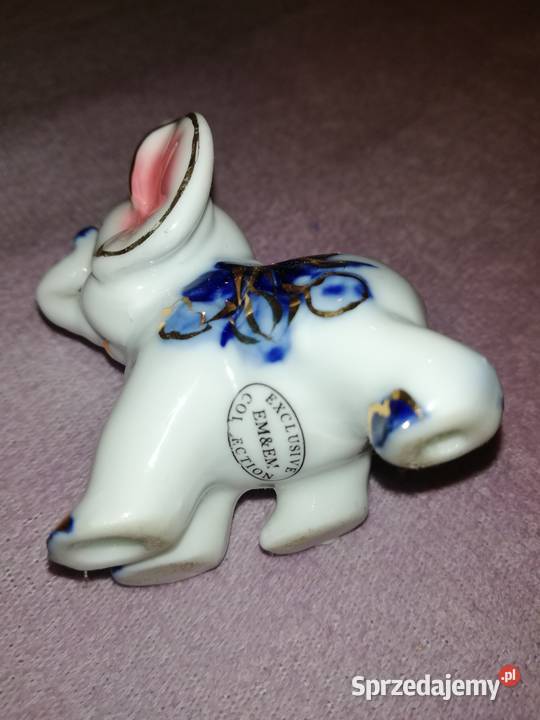 Stare porcelanowe słoniki Kolekcja Warszawa