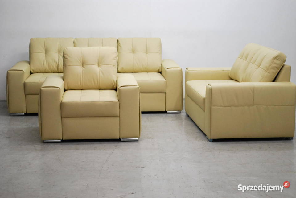 ROM KOMPLET 321 sofy kanapy zestaw SKÓRA 1100 Meble sprzedam