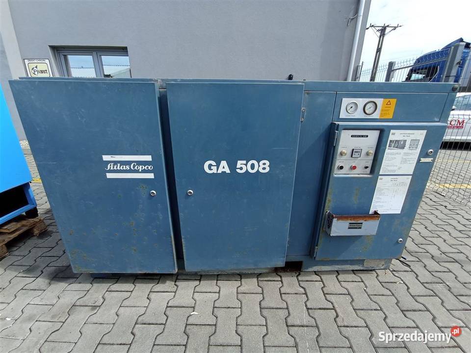 Sprężarka śrubowa kompresor ATLAS COPCO GA508 Wilków
