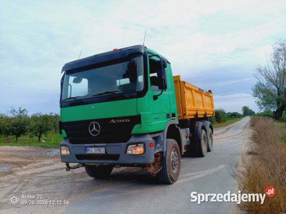 Maercdes actros 3341 6x6 wywtotka Sochaczew sprzedam