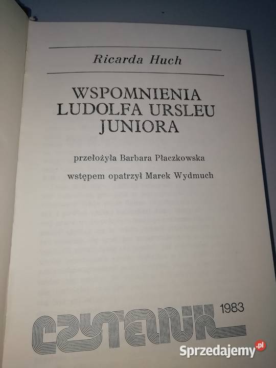 Wspomnienia Ludolfa Ursleu Juniora Kraków