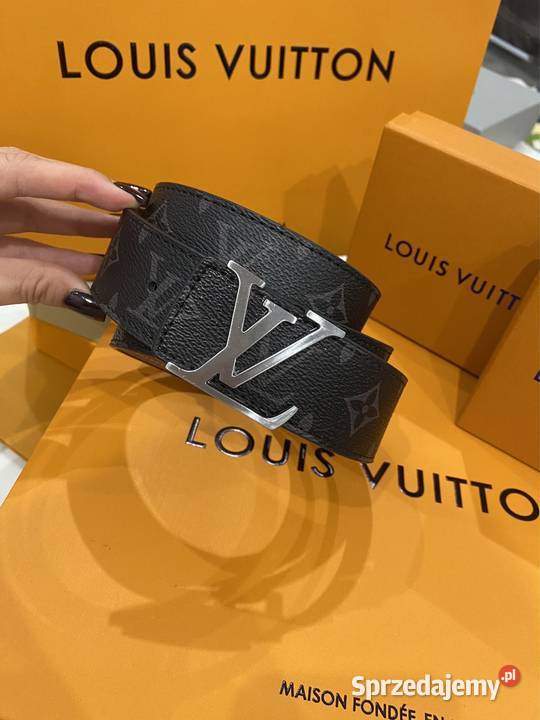 Pasek męski skórzany LV Louis Vuitton Monogram