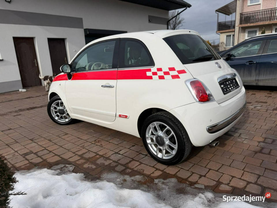Fiat 500 Bezwypadkowy Super Stan I 2007 światła do jazdy dziennej