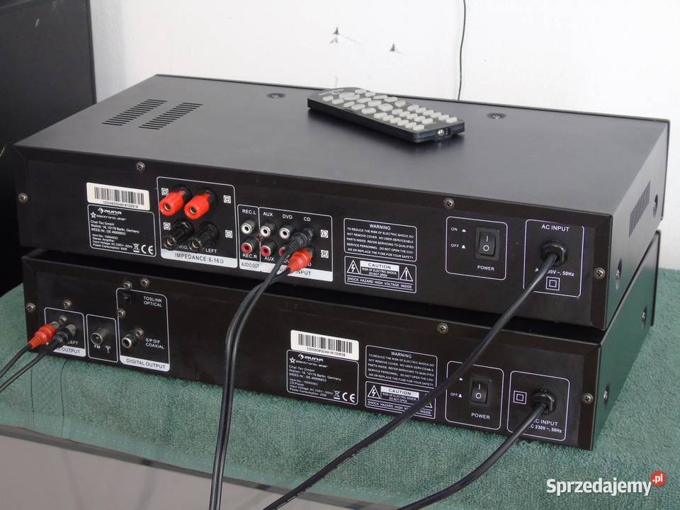 Śliczny zestaw stereo Auna pilot USB mp3 CD Rds Jasło