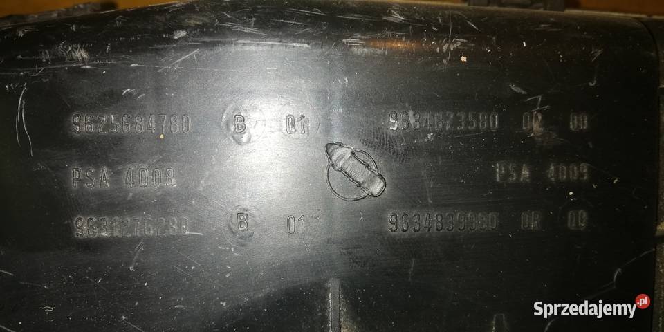 rezonator powietrza 9634839980 Peugeot 20614 8V Piotrków Trybunalski