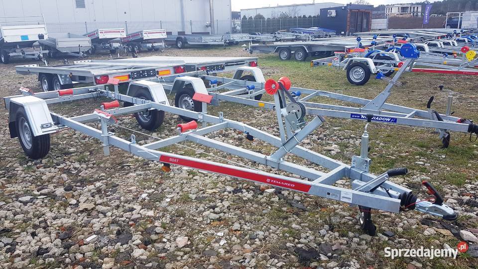 Przyczepa podłodziowa 58m x 19m 1000DMC TEMARED pełny VAT Piła