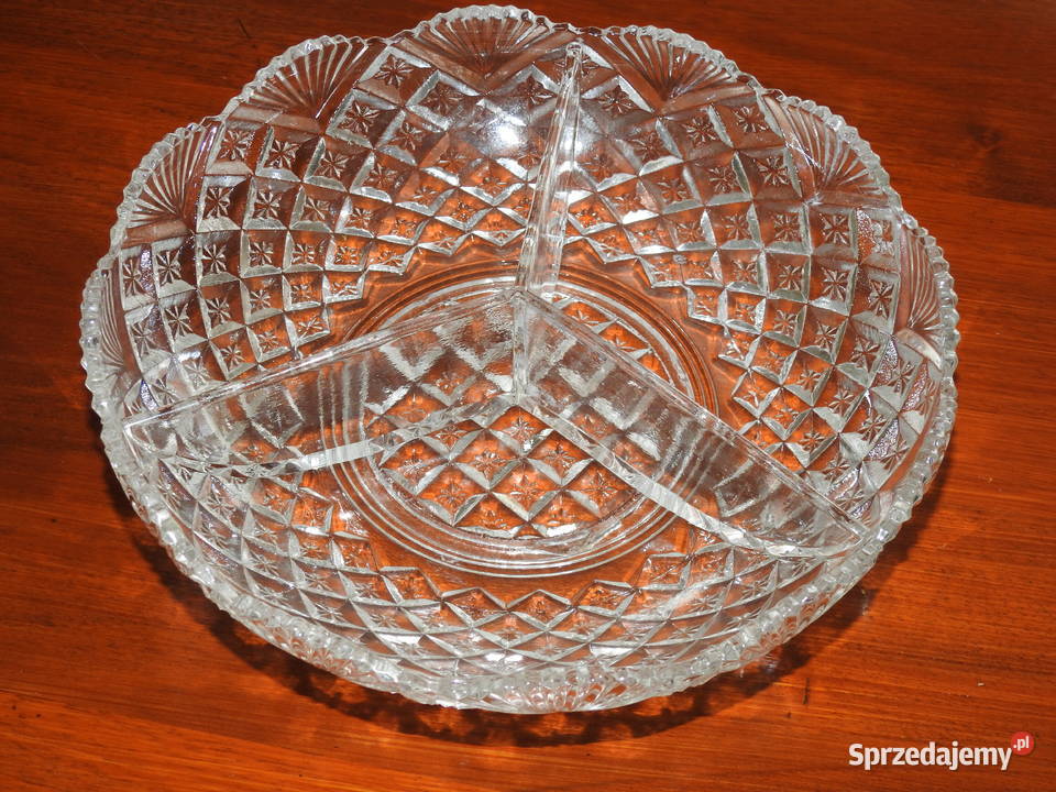 Salaterka szklana w stylu vintage Przemyśl