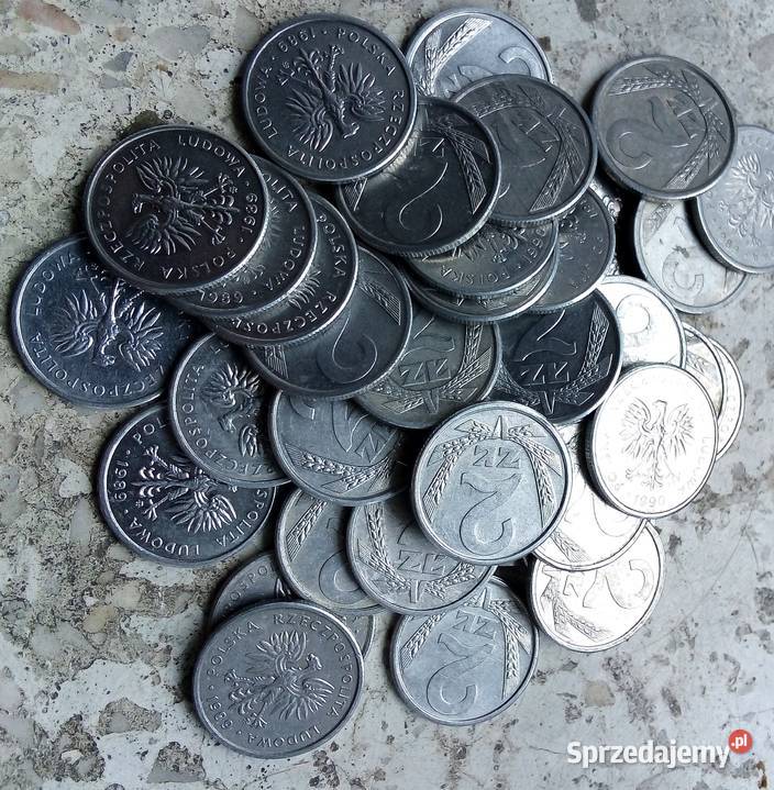 POLSKA 2 ALŁADNE40 SZTUK Numizmatyka mazowieckie Legionowo