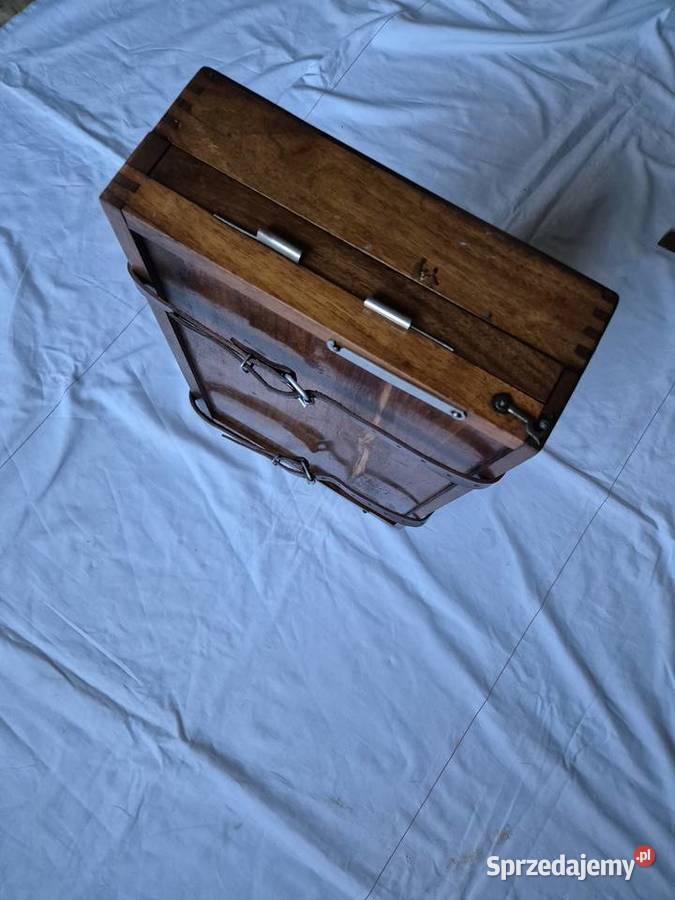 Sztaluga plenerowa z końca XIX wieku mahoń Brzesko