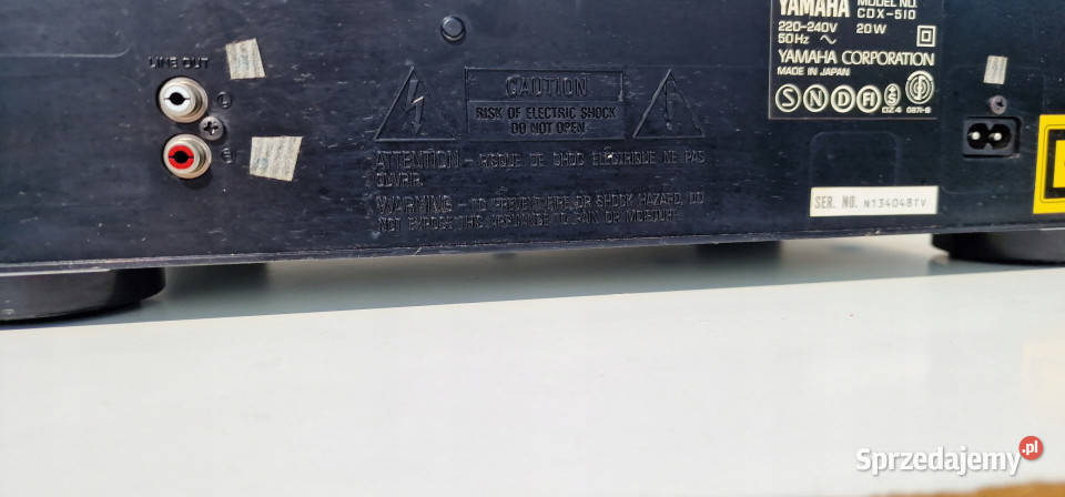 Yamaha RS CDX 510 CDX510 kompaktowy odtwarzacz wielkopolskie Międzychód