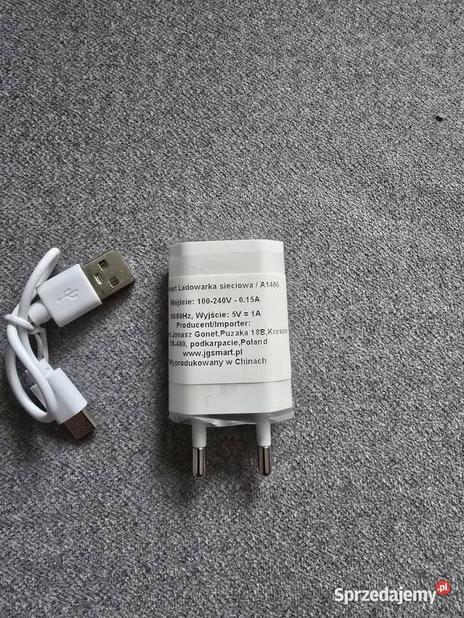 Ładowarka JG Smart 1A Czarna Woda