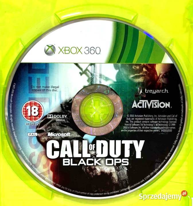xbox 360 call of duty black ops Gry na konsole warmińsko-mazurskie