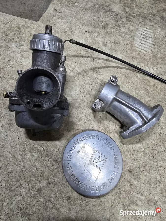 MZ 250 Części gażnik korek króciec Kozienice