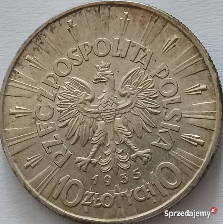 10 J Piłsudski 1935 r 6 mennicze Konin