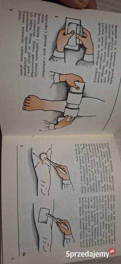 Pierwsze wydanie 1974 Pierwsza pomoc M Fryer Antykwariat wielkopolskie Łęczyca sprzedam