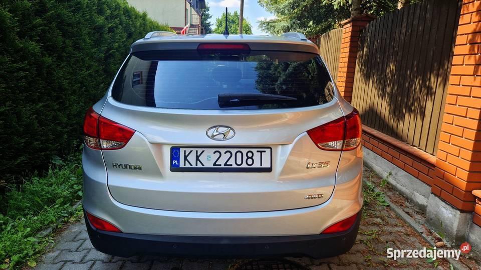 Hyundai ix35 AUTOMAT 4x4 20 benz 163 Półskóra 2x czujnik deszczu Kraków