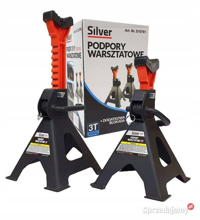 2x Kobyłki 3T Podstawki Podpory z BLOKADĄ i GUMĄ Lublin