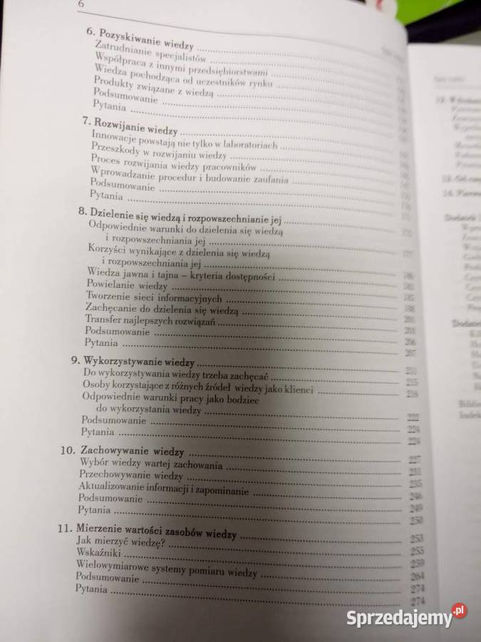Zarządzanie wiedzą w organizacji książki Warszawa sprzedam