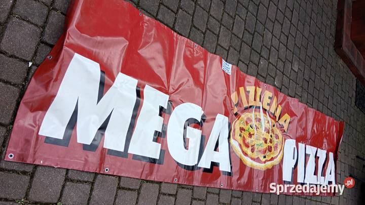 Mega pizza baner reklama 400 x 100 Gdańsk