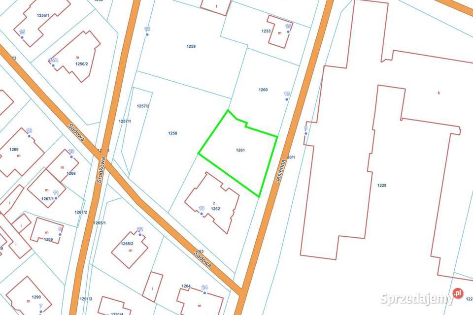 Działka 341 m2 w Białymstoku ulicy Jesiennej prąd Sprzedaż Białystok