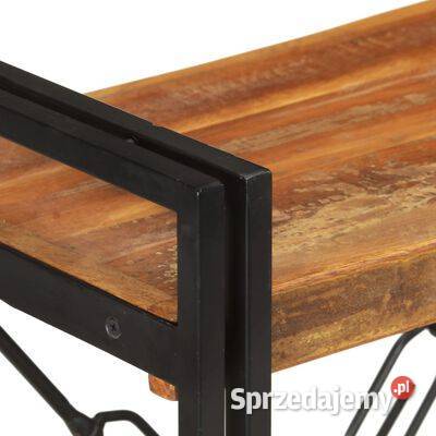 Regał 3poziomowy 60x30x80 lite drewno z mazowieckie Warszawa