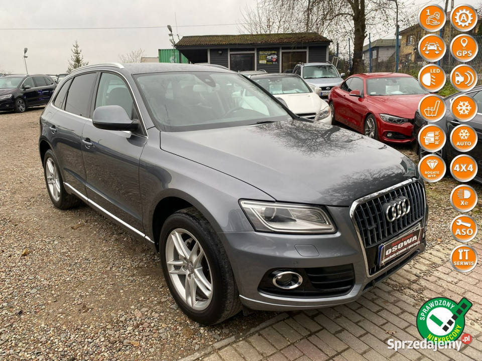 Audi Q5 20tdi quattro lift stronic ledy bi xenon pomorskie Gdańsk