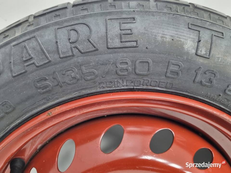 KOŁO DOJAZDOWE Lancia Fiat Panda 13580 B13 R13