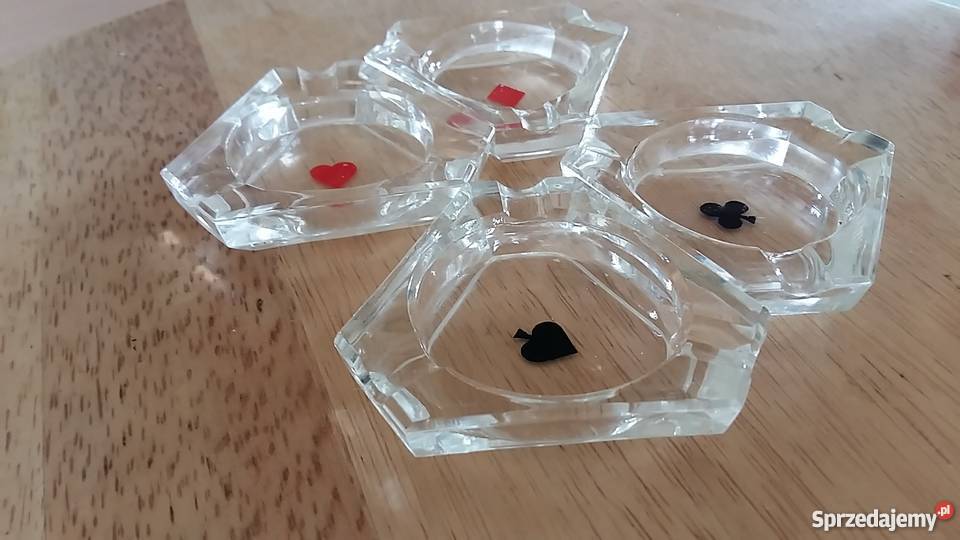 Komplet popielniczek brydżystów Katowice