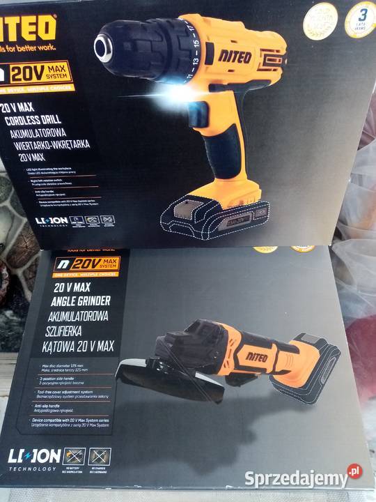 Zestaw elektronarzędzi Szlifierka Wiertarko Wieliczka