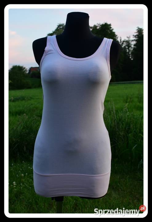 Jasno różowa koszula długa bokserka 36 S Płock