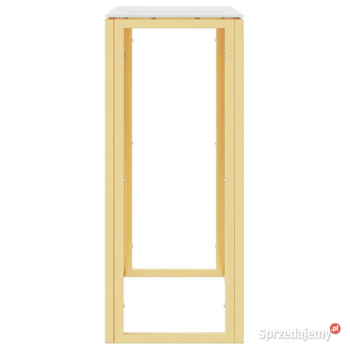 Stolik konsolowy złoty 70x30x70 stal nierdzewna mazowieckie Warszawa